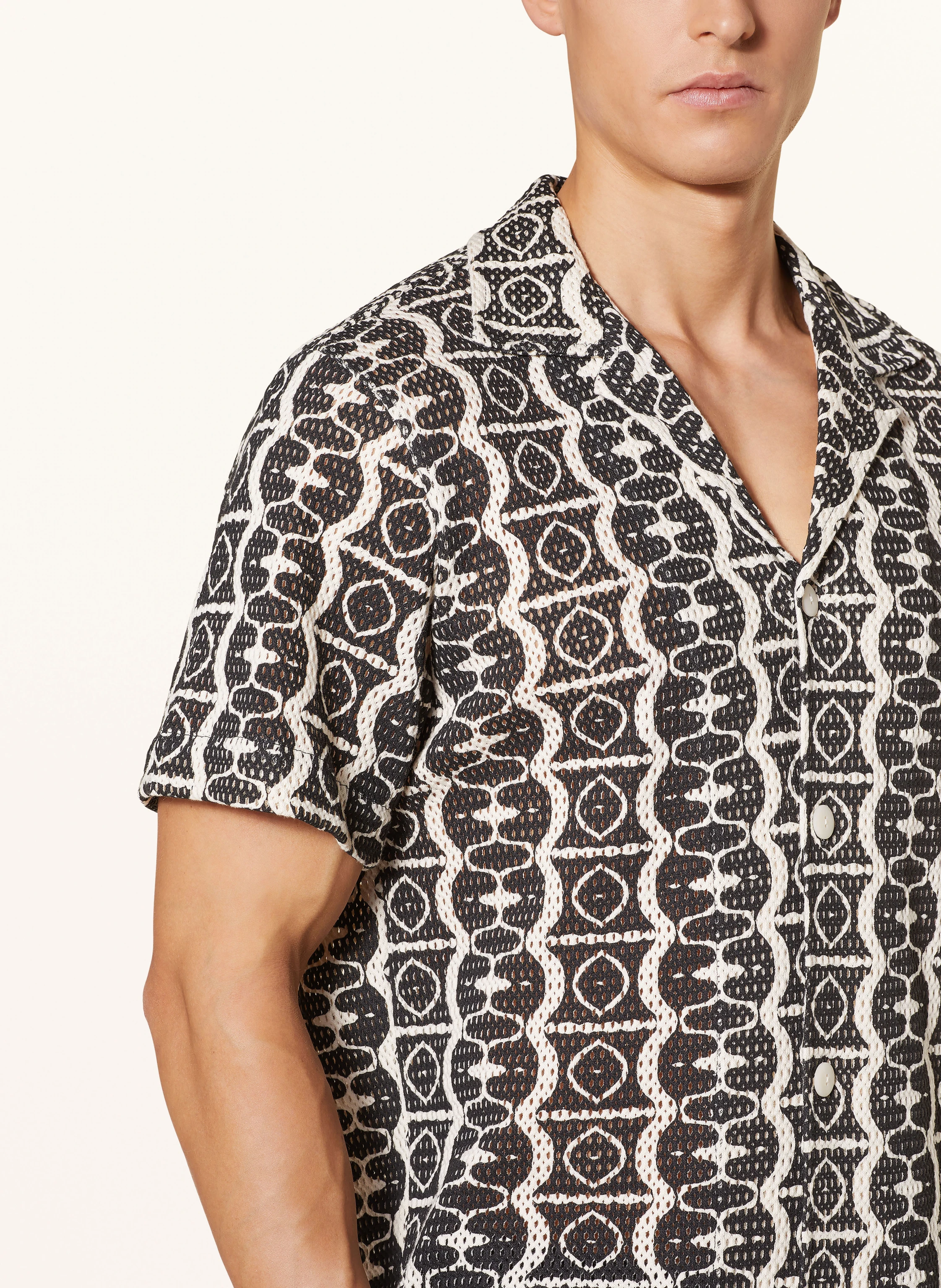 OAS Kurzarm-Hemd HYPNOTISE Regular Fit