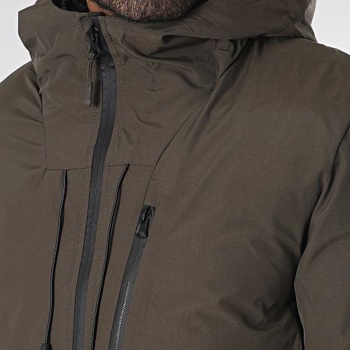Parka Capuche Vert Kaki