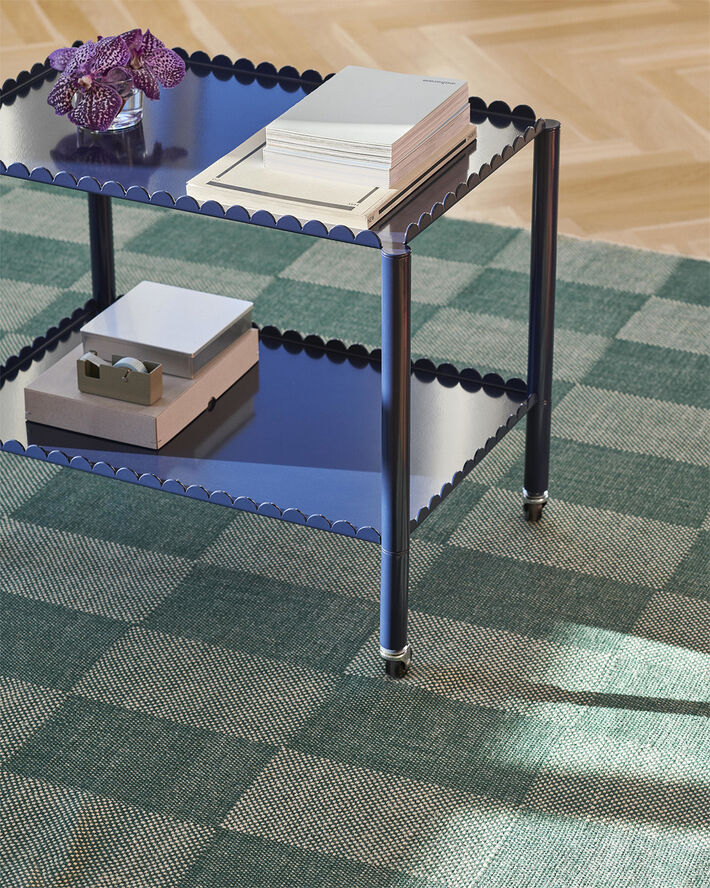 Hay Arcs Trolley Low-Steel blue