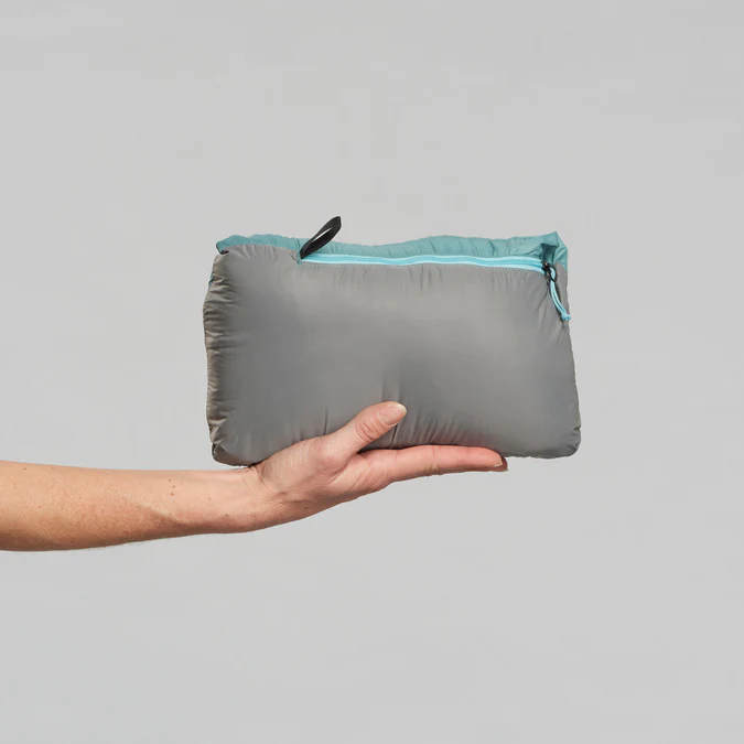 Decathlon Forclaz - Jaqueta acolchoada feminina Forclaz para mochilão em montanha com capuz - MT100 23°F
