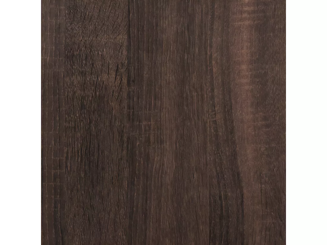 Bibliothèque à 4 niveaux chêne marron bois d'ingénierie
