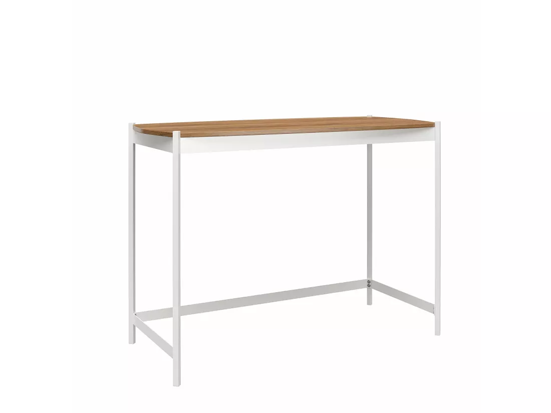 Tallulah | Bureau en panneaux de particules stratifié noyer et structure