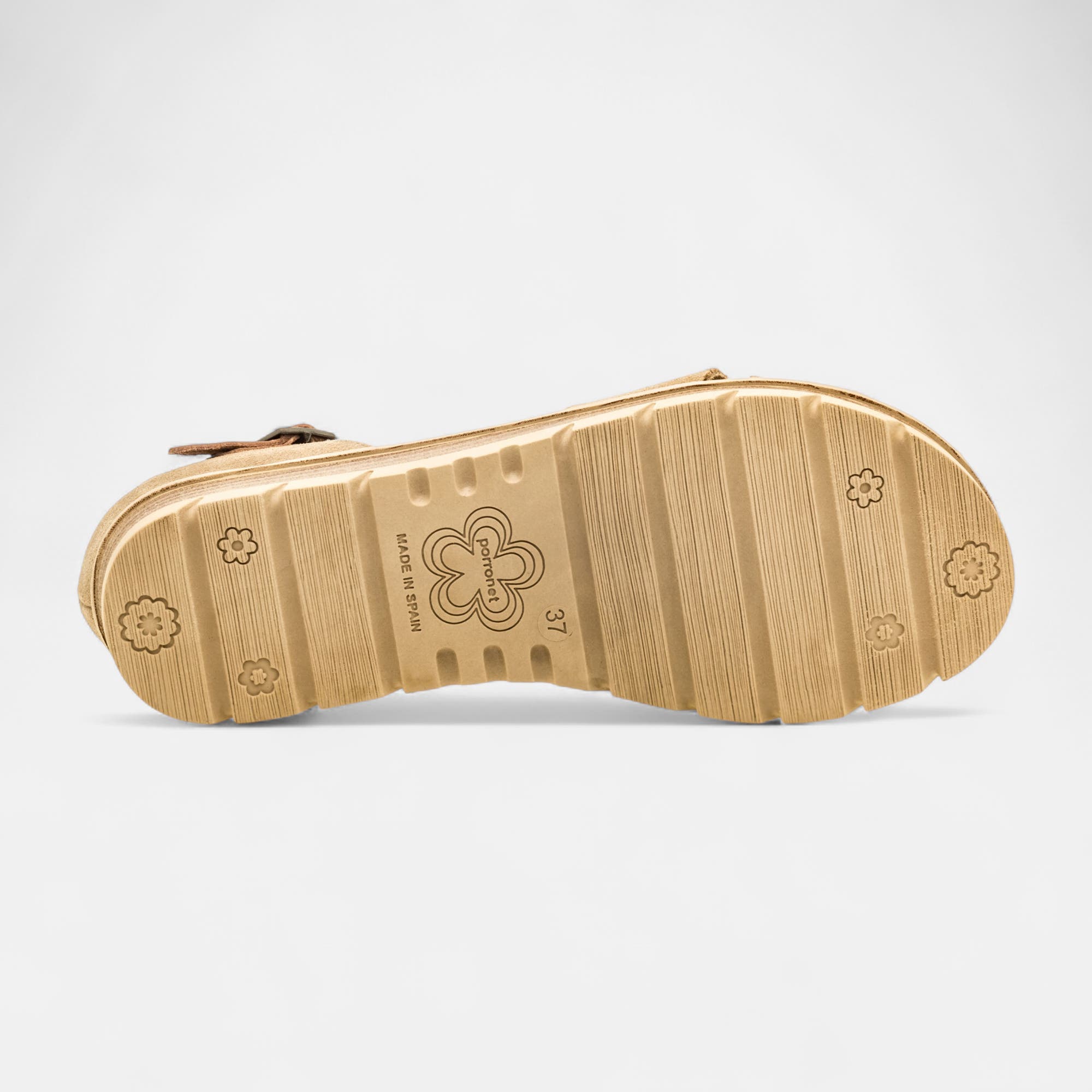 Sandales Femme en cuir beige