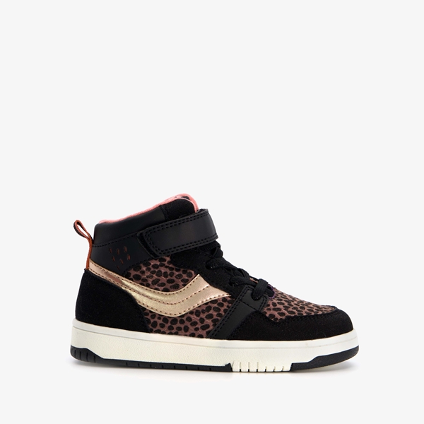 Blue Box hoge meisjes sneakers met stippenprint