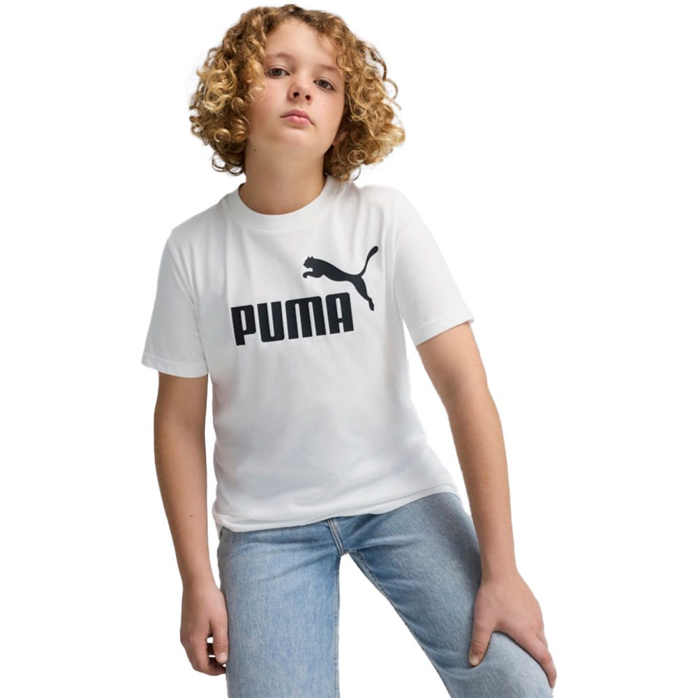 Puma ESS No. 1 Logo Tee Kinder puma white