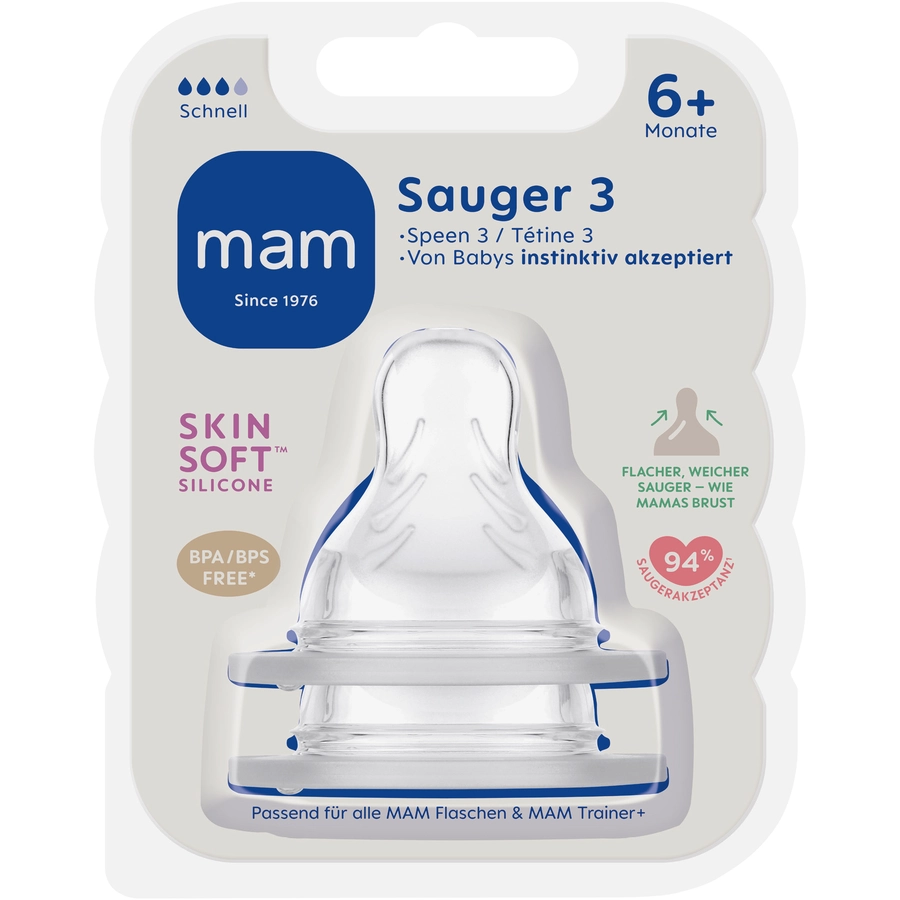 MAM Sauger Gr. 3 ab 6 Monaten