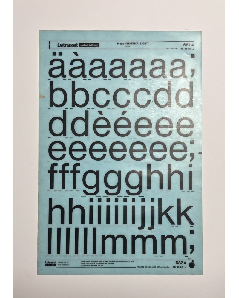 letraset-687A- HELVETICA LIGHT - 144pt