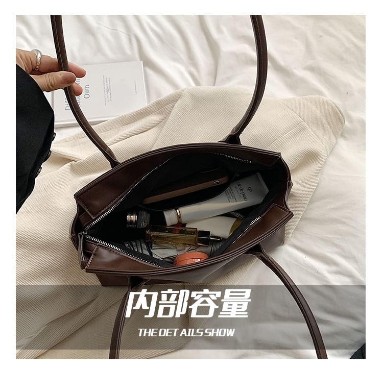 KOCORE - Effen imitatieleren tas