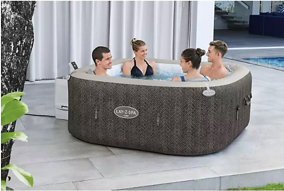 Spa gonflable carré Lay-Z-Spa Cabo Hydrojet™ 4/6 places