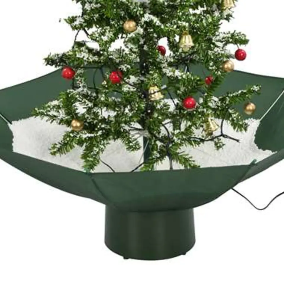 vidaXL - Sneeuwende Kerstboom - Groen - 75 x 60 cm