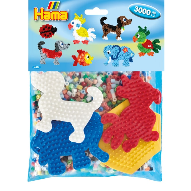 Hama - Bügelperlen Tiere - ca. 3000 Perlen