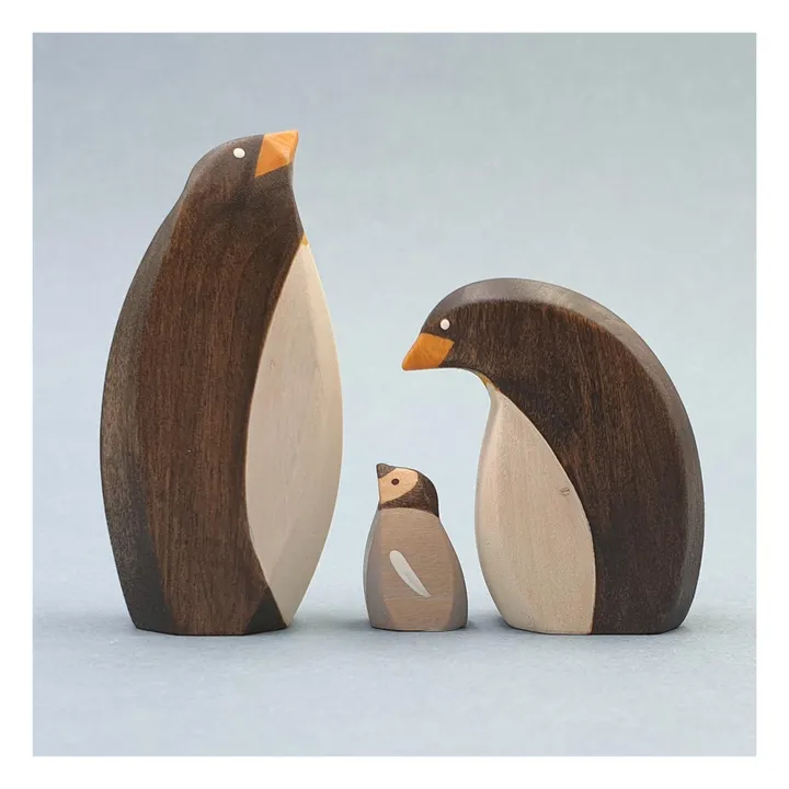 Brin d’Ours Figurine en bois Manchot courbé