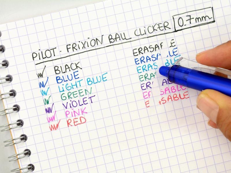 Pilot Gelschreiber Frixion Clicker 0.7 mm Blau, Medium Ohne Rückstand löschbarer Tintenroller