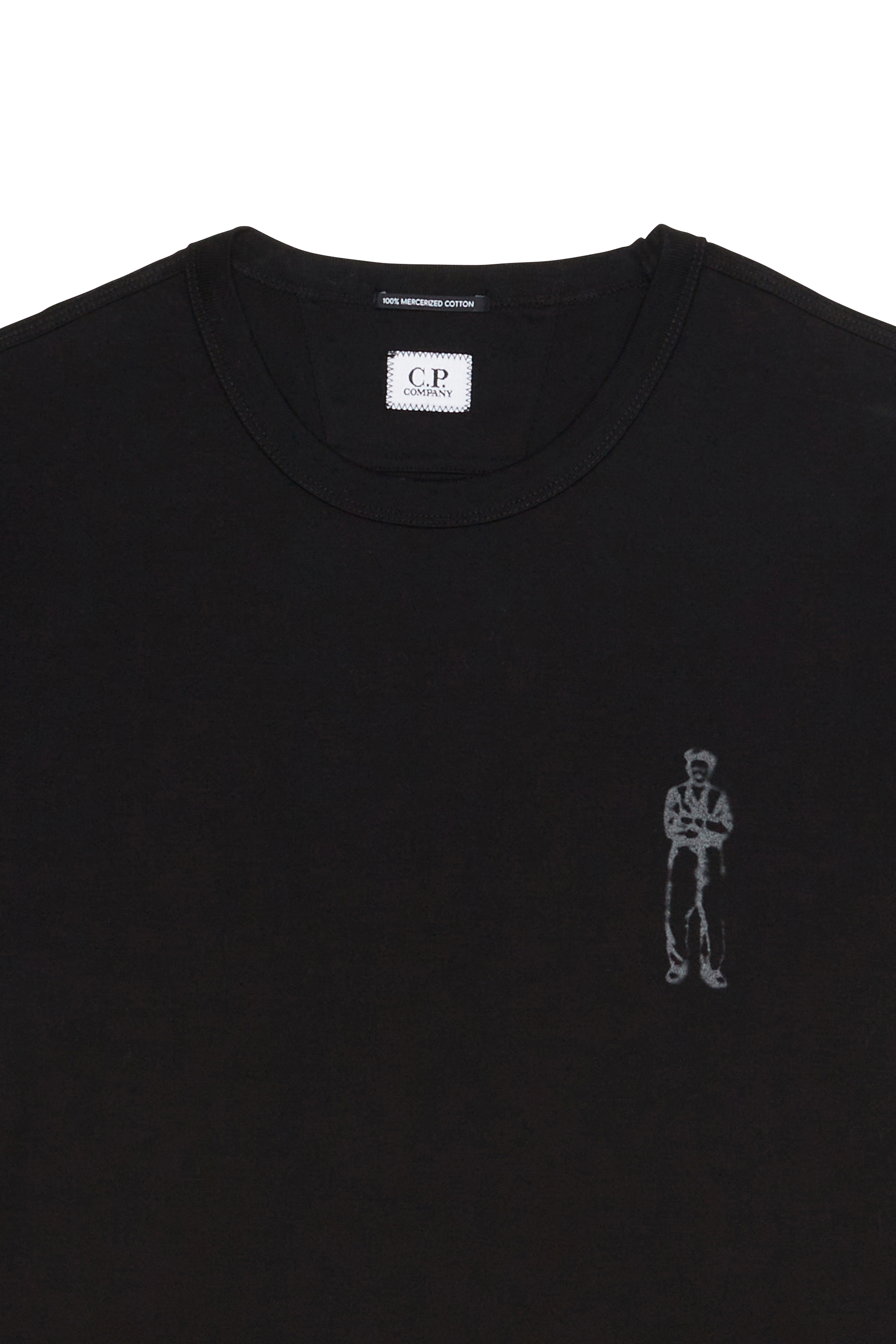C.P. COMPANY T-shirt MERCERIZED JERSEY 30/2 TWISTED BRITISH SAILOR T-SHIRT Noir