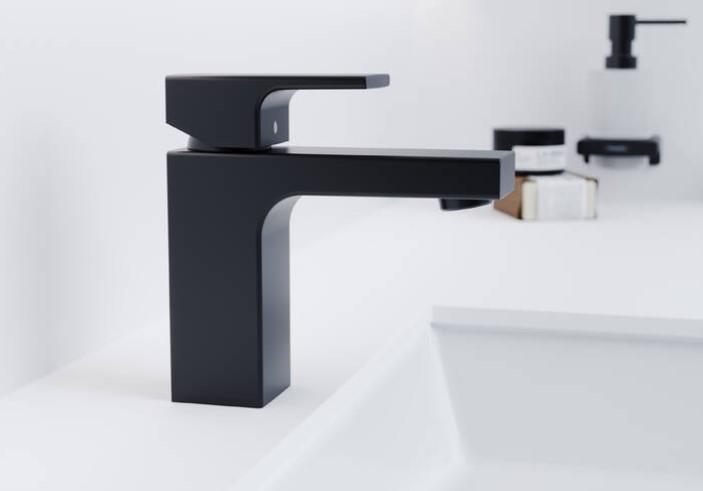 Hansgrohe Vernis Shape wastafelkraan 15cm zwart mat