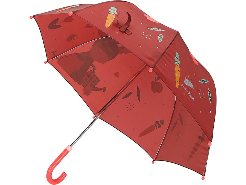 Sterntaler Regenschirm Emmily Lustiger Schirm mit all-over Muster für Ausflüge im Regen