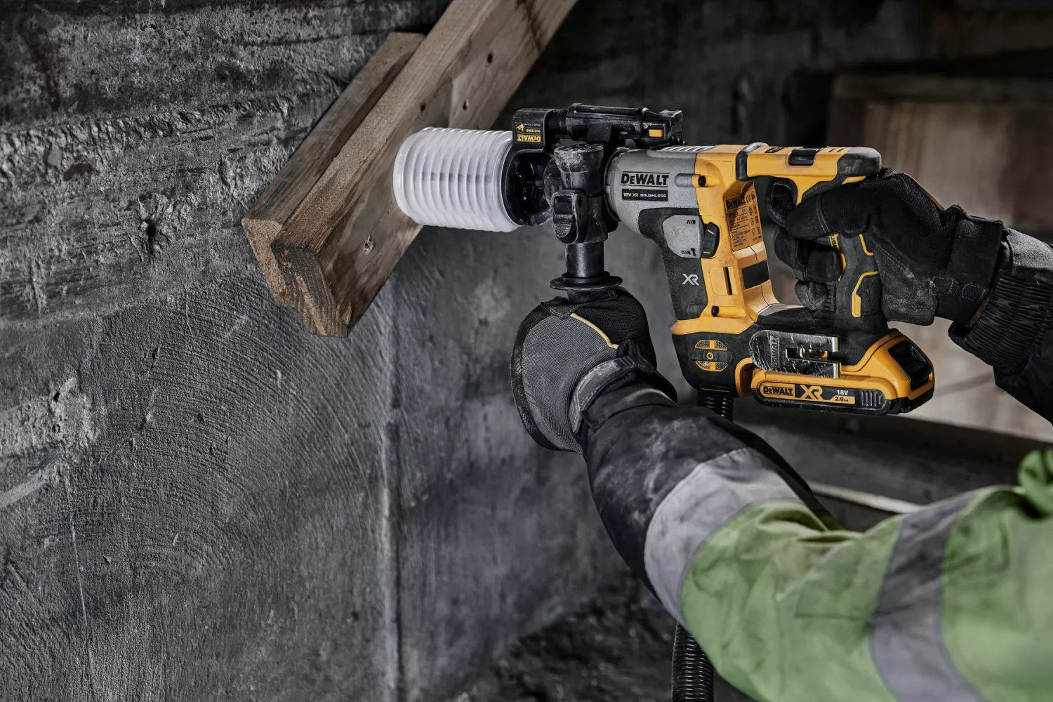 DeWALT DCH172N-XJ 18V Li-ion Accu SDS-plus combihamer body - 1,4J - koolborstelloos