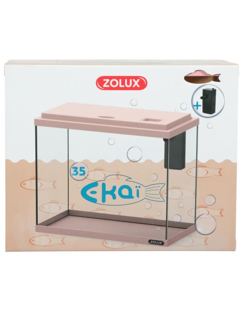 Zolux Ekaï Aquarium 35 Lichtroze - Aquaria