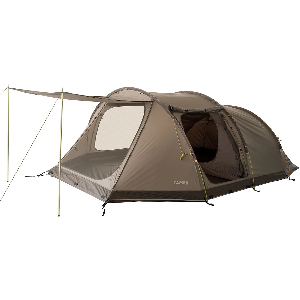 Tambu Durdanta 4-persoons tunneltent - Brown