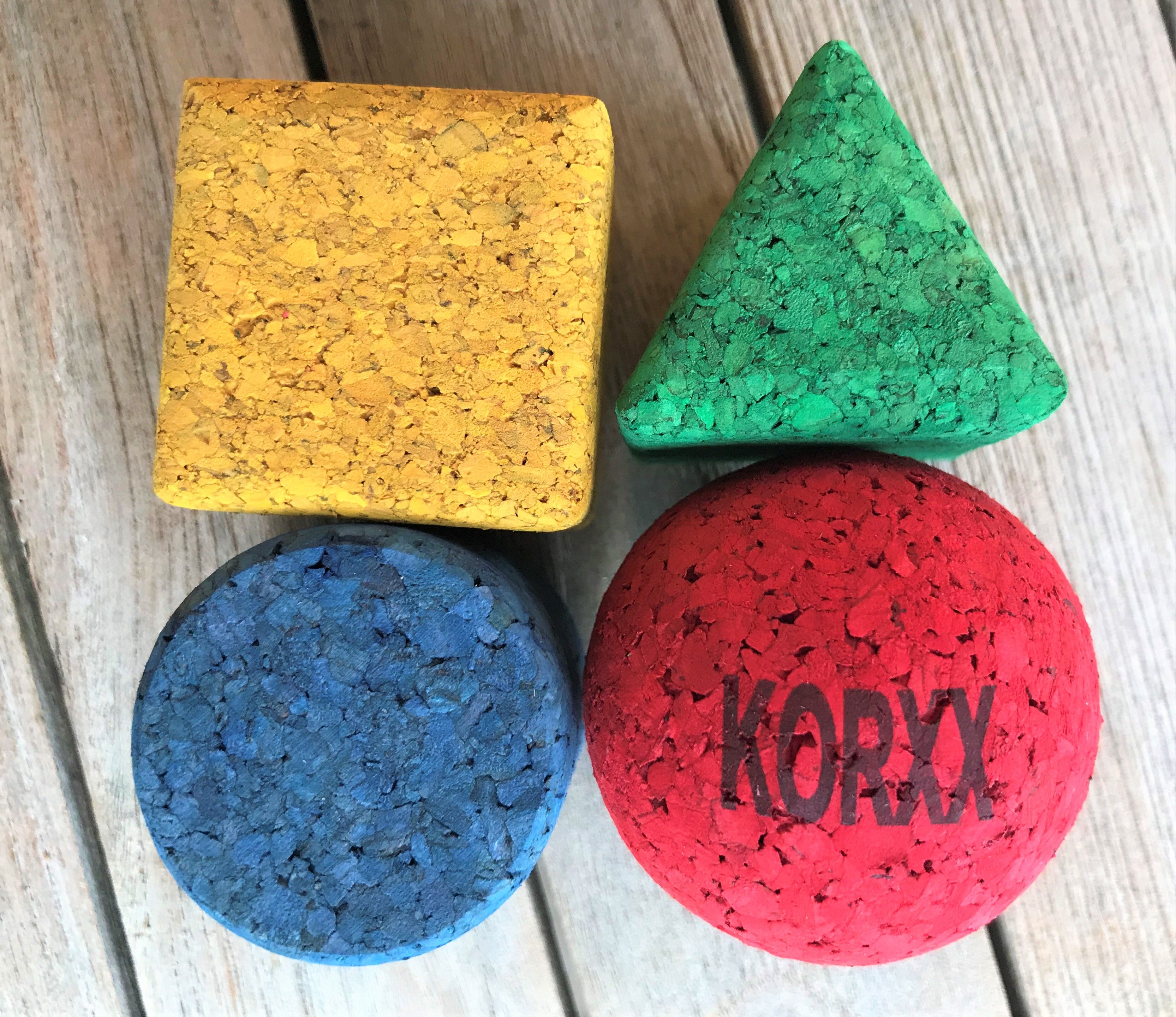 KORXX Geo-Set 4 C Korkspielzeug