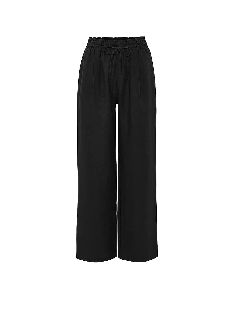 OPUS Leinenhose MAROU schwarz
