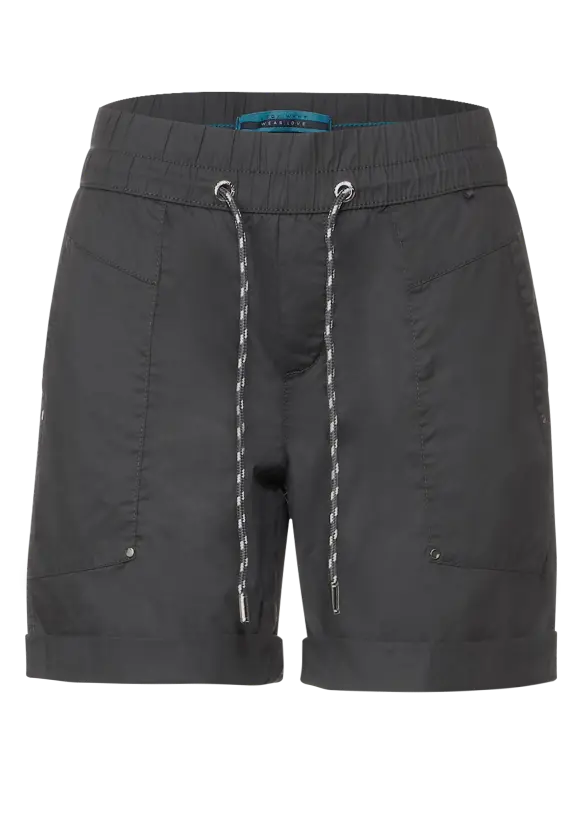 Bermuda in Loose Fit - pure grey