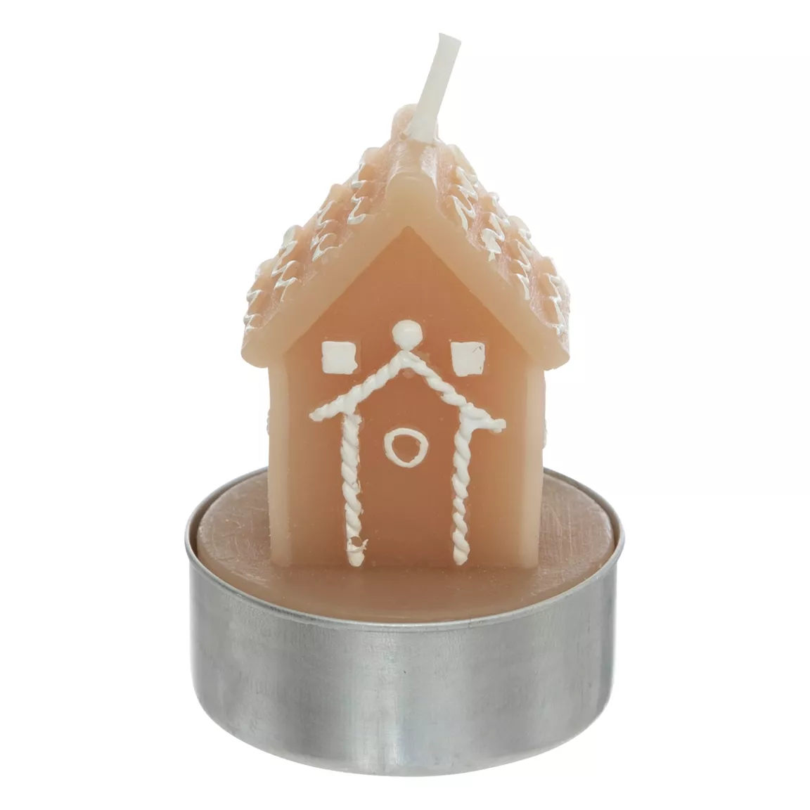 Lot de 4 bougies (H6 cm) Maisons de village