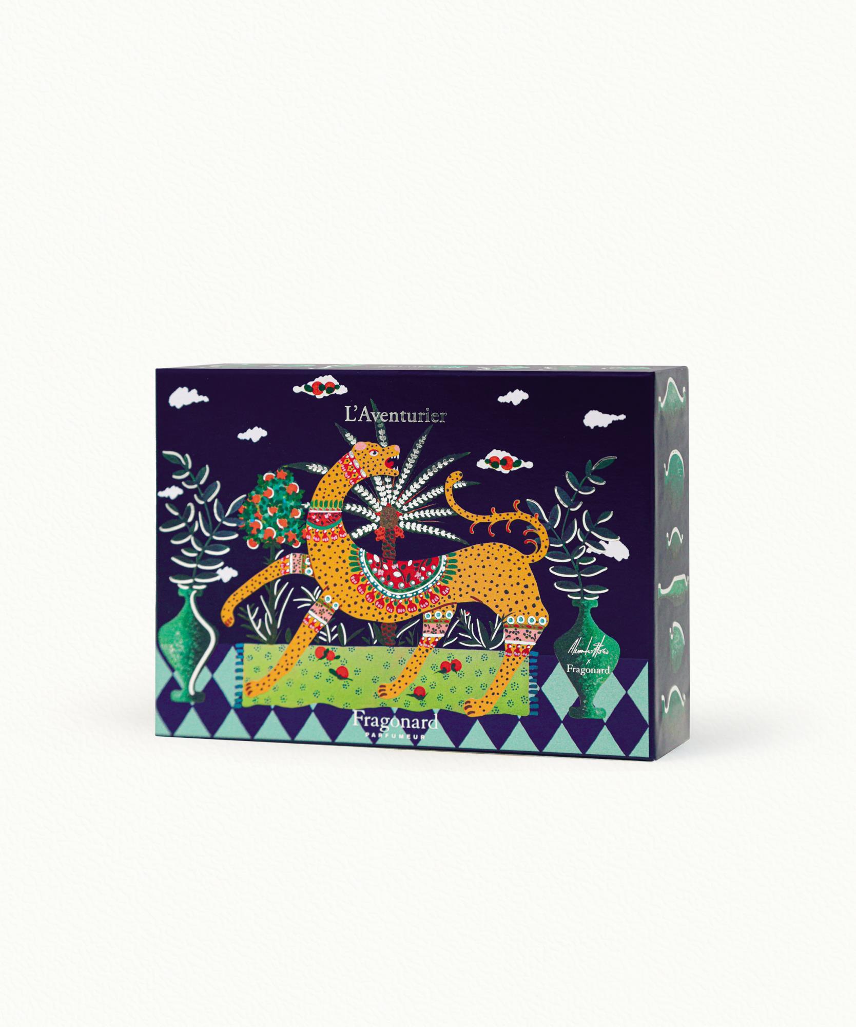 L'Aventurier  Savon & porte savon - 150g / 10 × 14,5cm