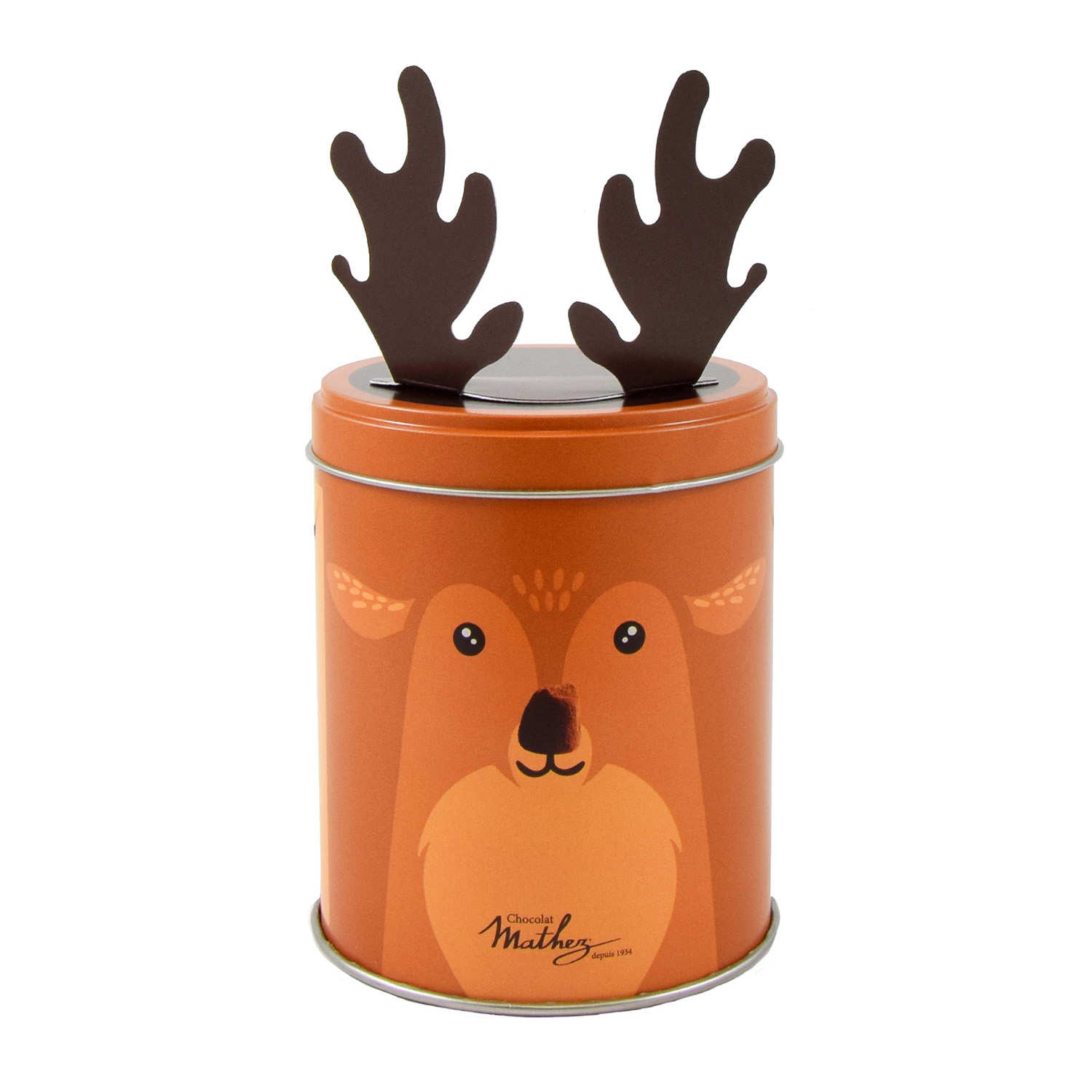 Truffes fantaisie éclats de caramel au beurre salé - Boîte fer caribou