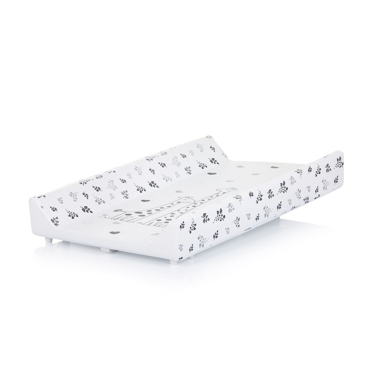 Chipolino Wickelauflage Comfort 80 x 47 cm seitlicher Rand Skala von 5 bis 75 cm weiß