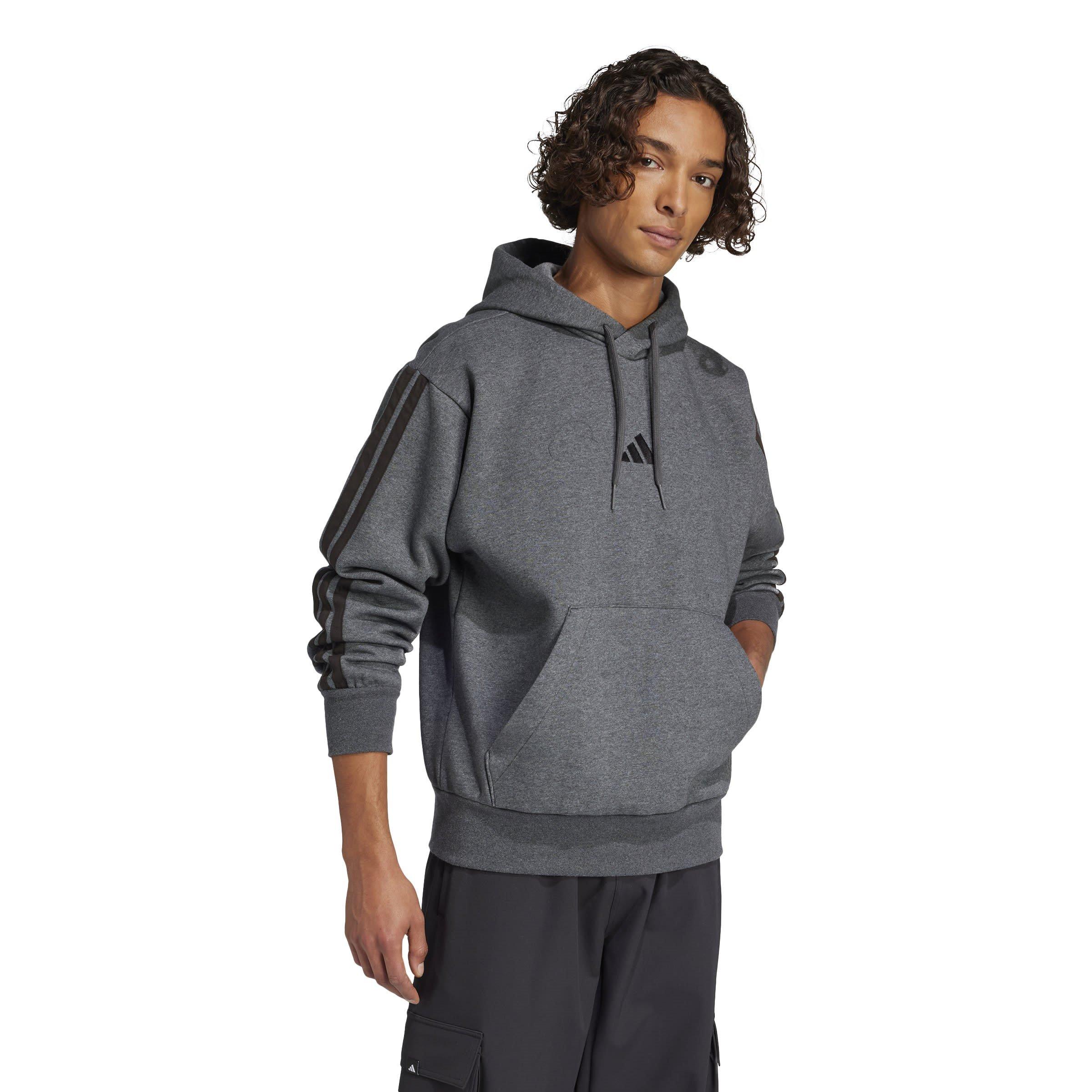 adidas Essentials Fleece 3-Stripes Hoodie Mens