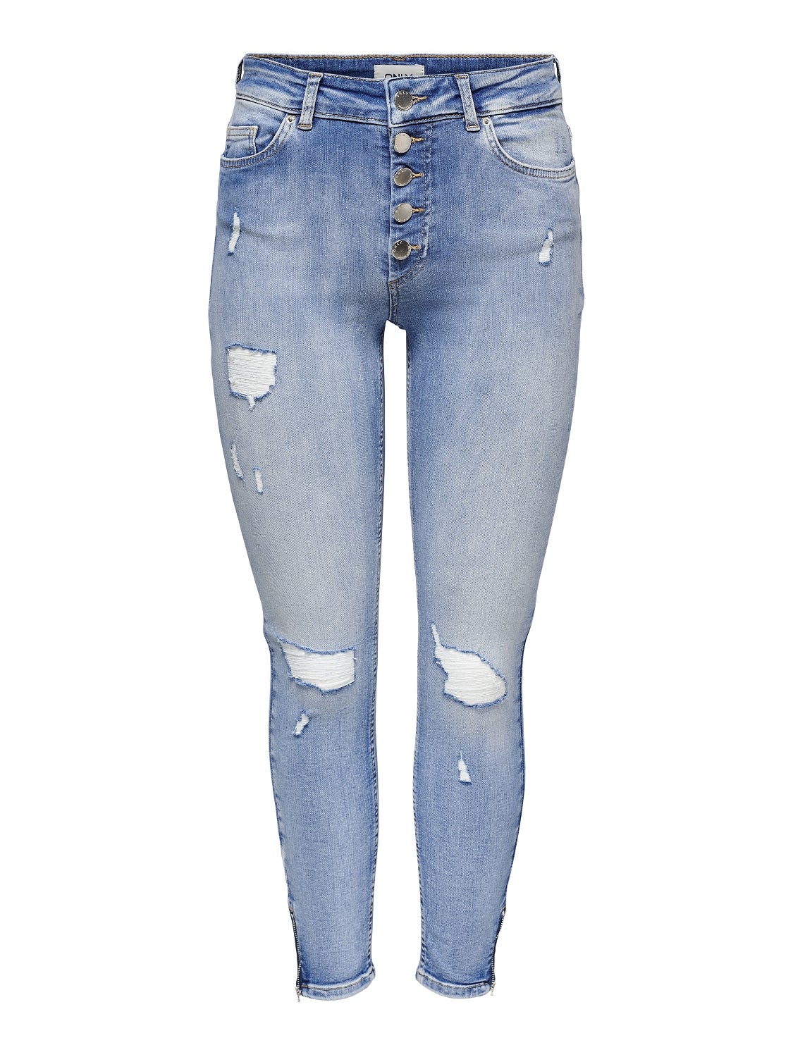 ONLBOBBY Mittlere Taille Skinny Fit Jeans Light Blue Denim