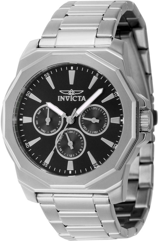Invicta - Speedway 46842 - Herenhorloge - Zilver - Quartz