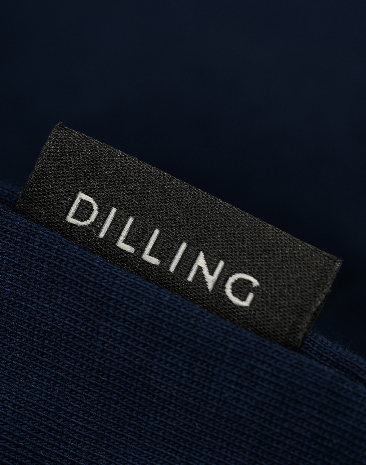 T-shirt van katoen voor heren in Navy