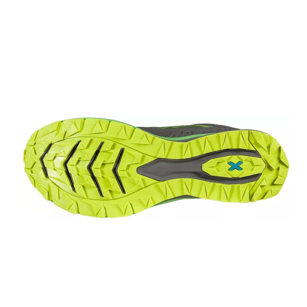 La Sportiva KARACAL - Chaussures trail Homme metal/flash green