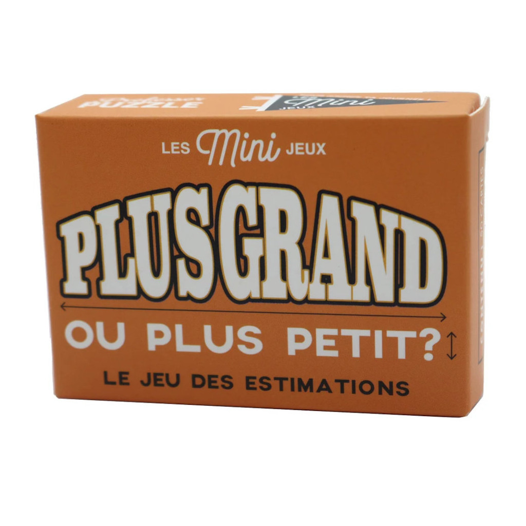 Mini Jeux - Plus Grand Ou Plus Petit