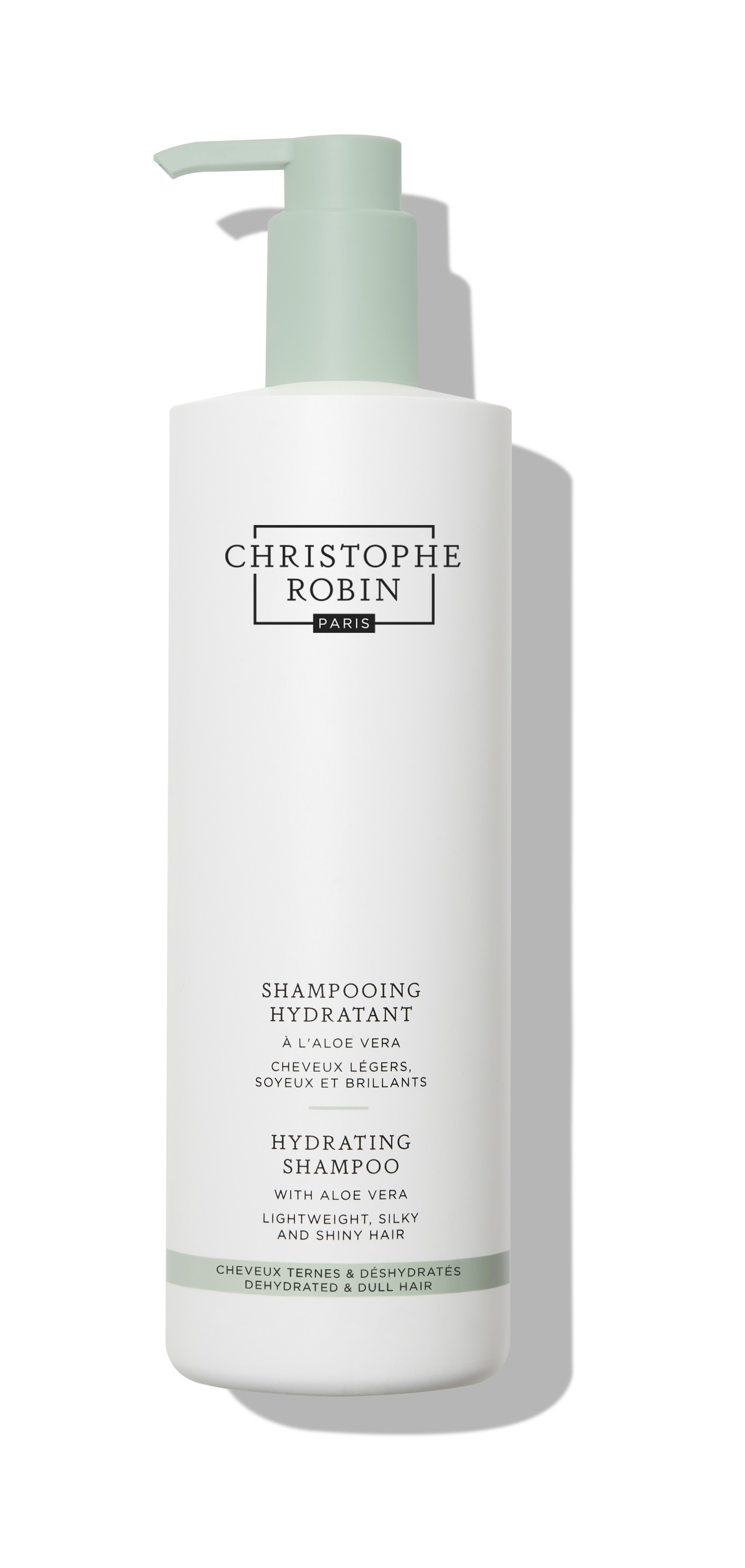 CHRISTOPHE ROBIN Shampoo Hydratant Aloe Vera<br>500 ml