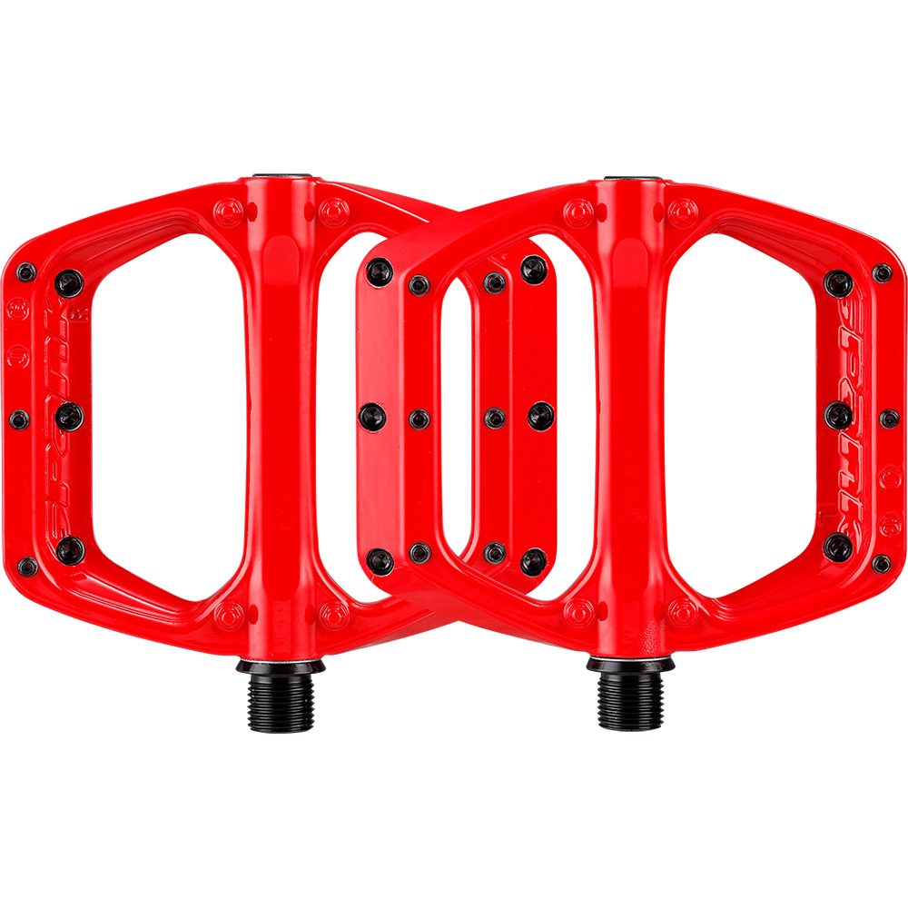 Spank Spoon DC Flat Pedal rot