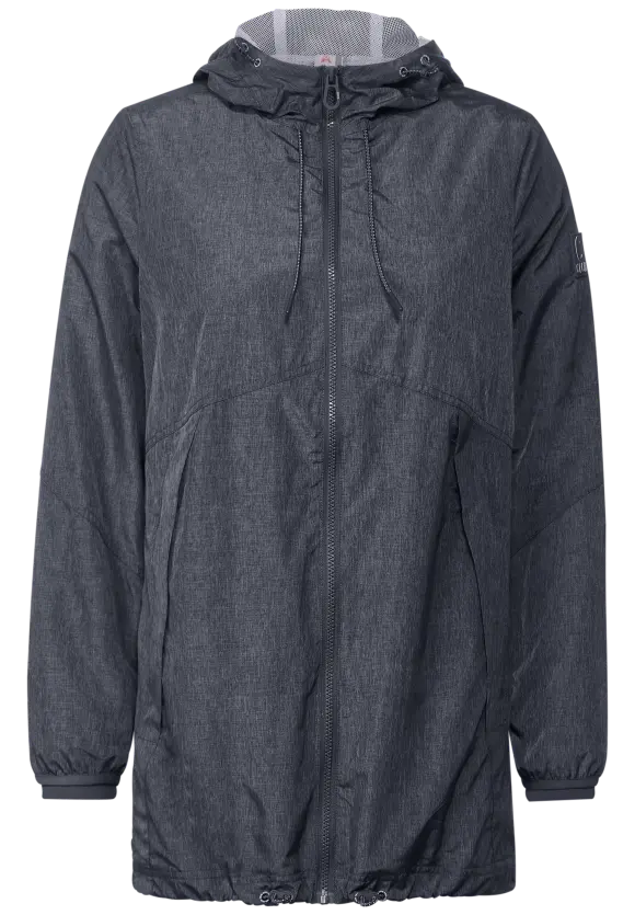 Langer Windbreaker - deep blue