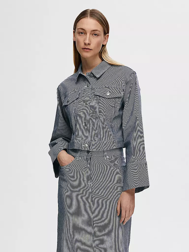 SELECTED FEMME Jeansjacke SLDMYRA blau