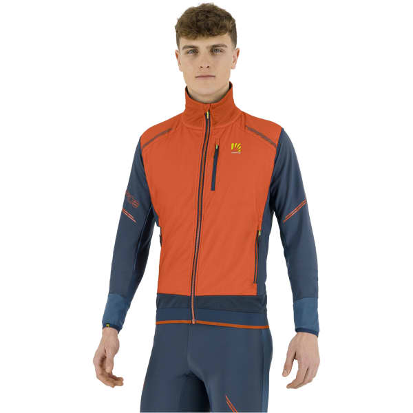 Veste softshell KARPOS ALAGNA PLUS EVO VEST FIERY RED/MIDNIGHT