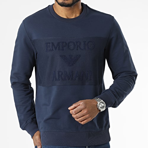 Sweat Crewneck 211859-3R484 Bleu Marine