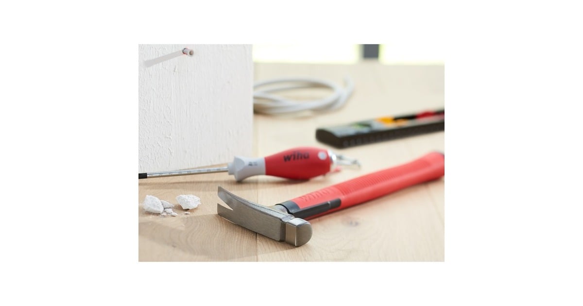 WihaElektrikerhammer hamer  (Rood)