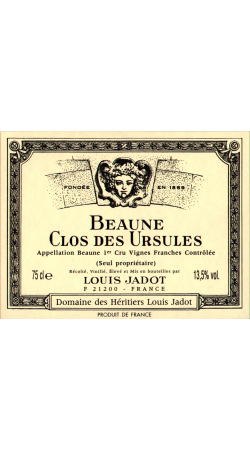 Domaine Louis Jadot 1er Cru - Clos des Ursules 2010 Beaune Rouge