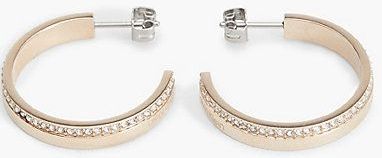 Calvin Klein - 35000165 - Oorbellen - Roze Goud - Roestvrij Staal - Kristal