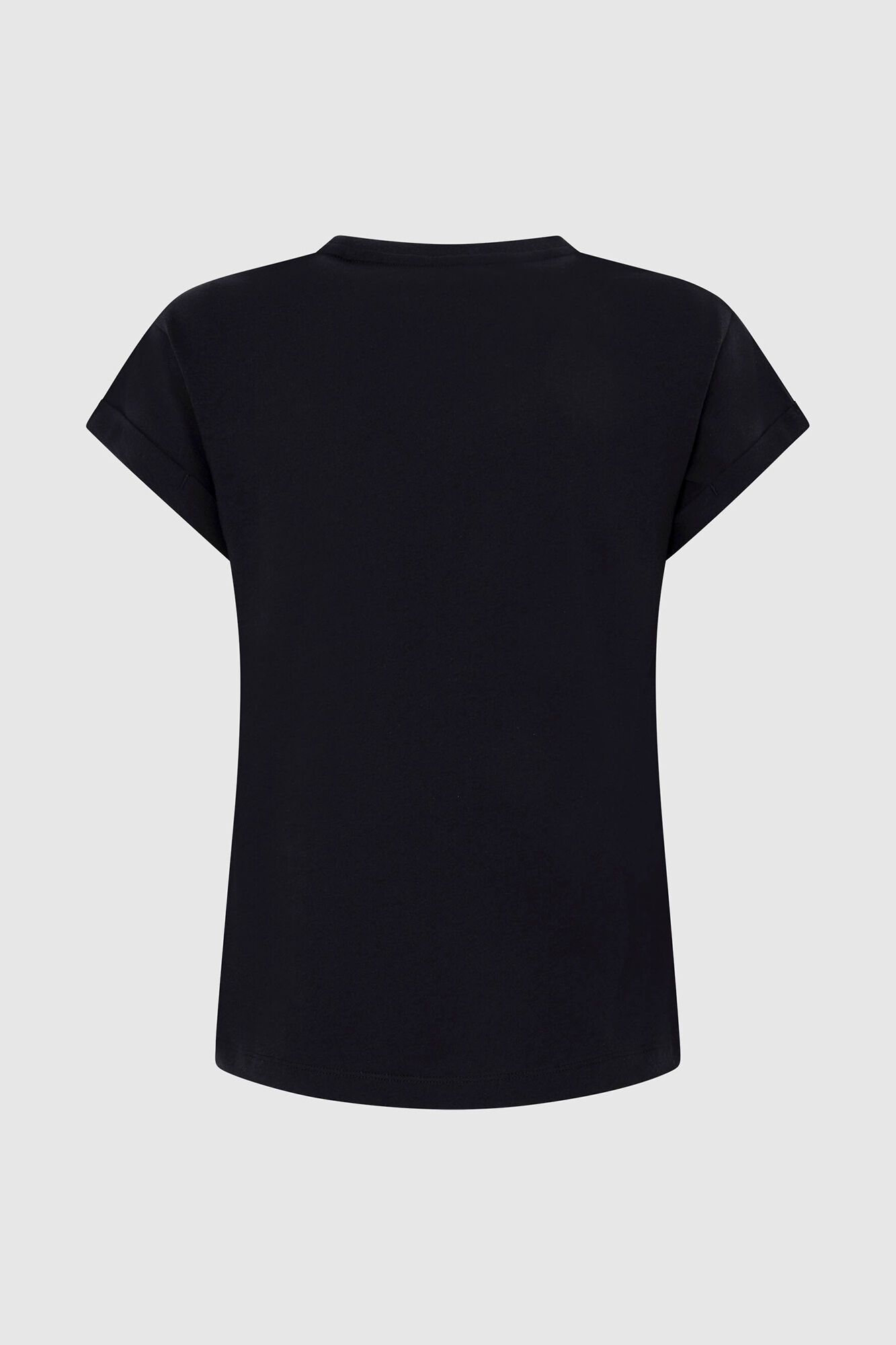 Camiseta de algodão com estampa de logotipo