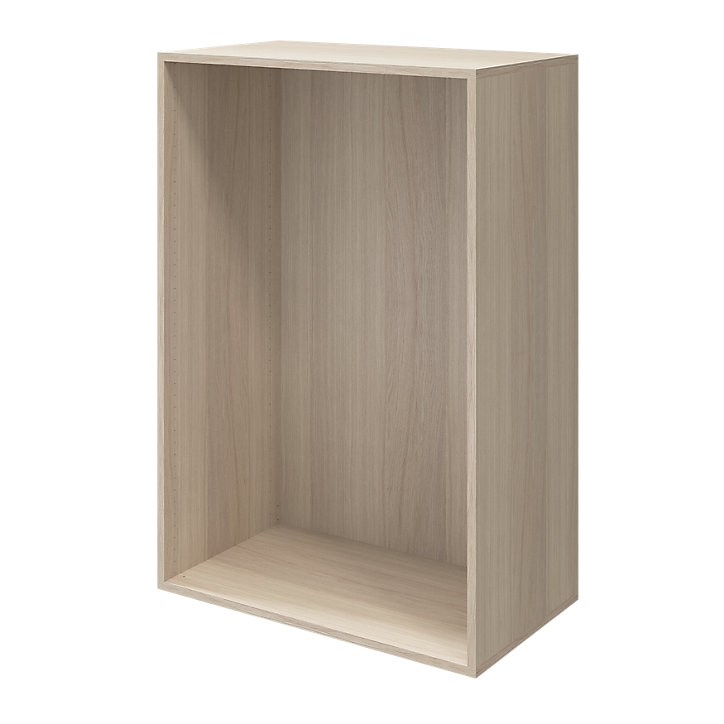 Commode effet chêne 6 tiroirs GoodHome Atomia H. 112,5 x L. 75 x P. 45 cm