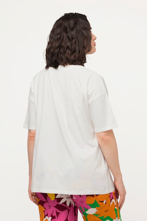 T-Shirt, Schriftmotiv, Regular, Rundhals, Halbarm