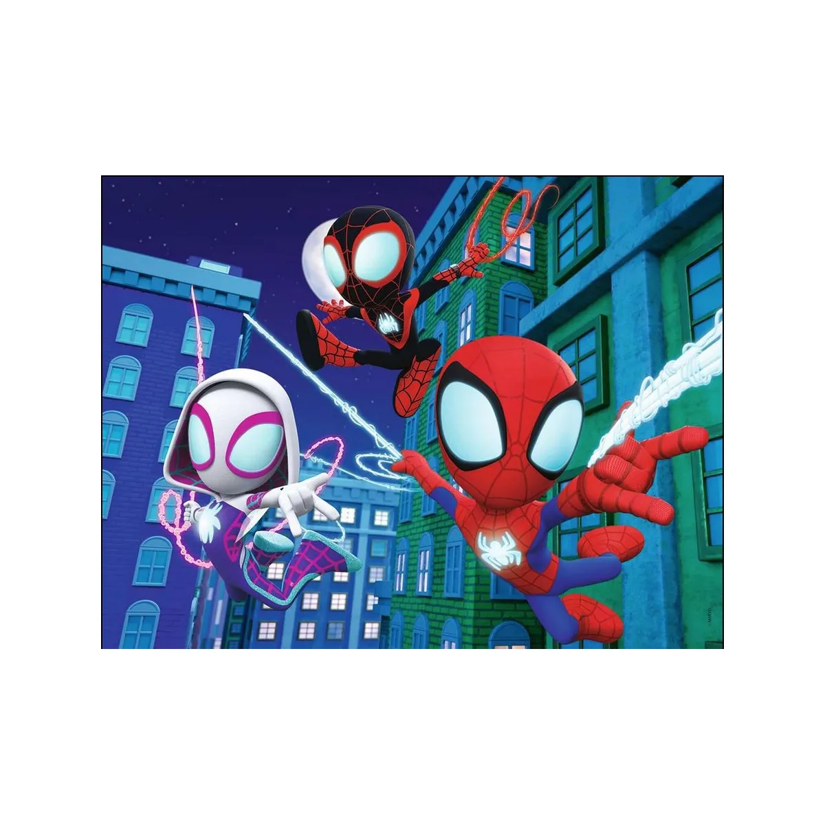 Nathan Editions NATHAN Puzzle Éducatif 30 pièces Équipe de Spidey