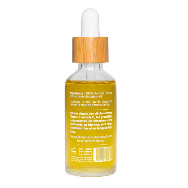 Mira Huile végétale de moringa pure - Le Seigneur de la Peau 50 mL